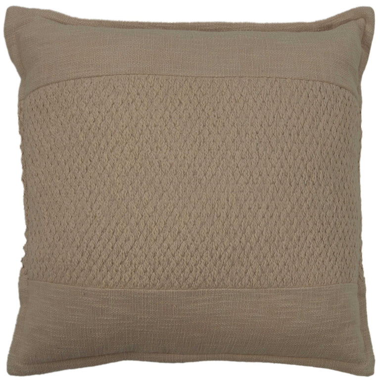 NATURAL SOLID MODERN INDUSTRIAL  PILLOW