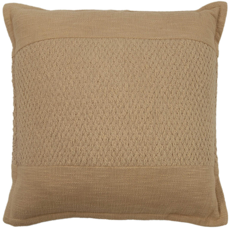 NATURAL  SOLID MODERN INDUSTRIAL  PILLOW