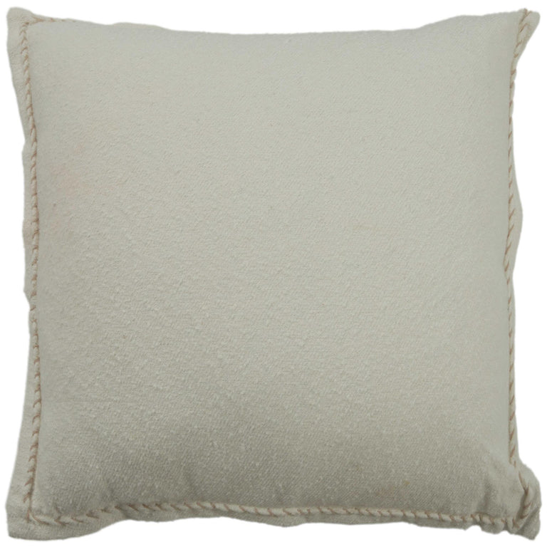 IVORY SOLID MODERN INDUSTRIAL  PILLOW