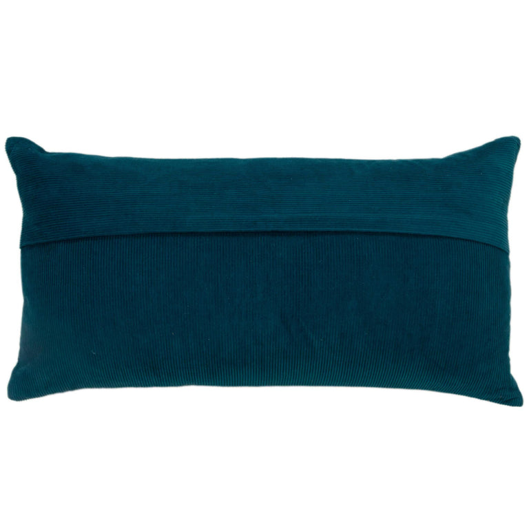 LAUESEN BLUE SOLID MODERN INDUSTRIAL  THROW PILLOW