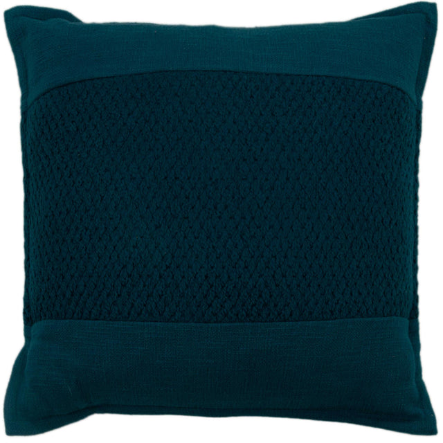 BLUE SOLID MODERN INDUSTRIAL  PILLOW