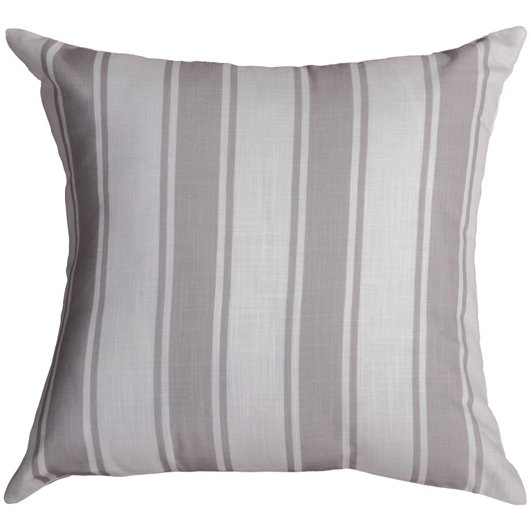 LUNDE NATURAL  STRIPE MODERN FARMHOUSE THROW PILLOW