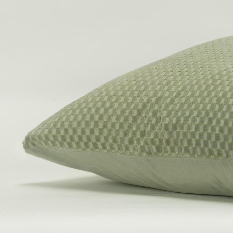 GREEN SOLID MODERN INDUSTRIAL  PILLOW