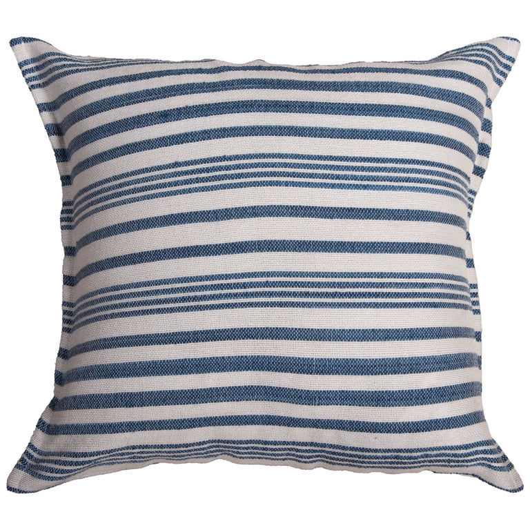 BENNETSEN NATURAL  STRIPE MODERN CRAFT THROW PILLOW