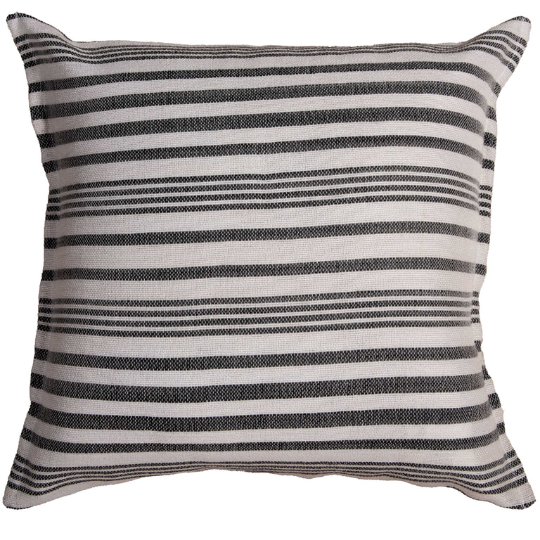 WEINREICH NATURAL  STRIPE MODERN CRAFT THROW PILLOW