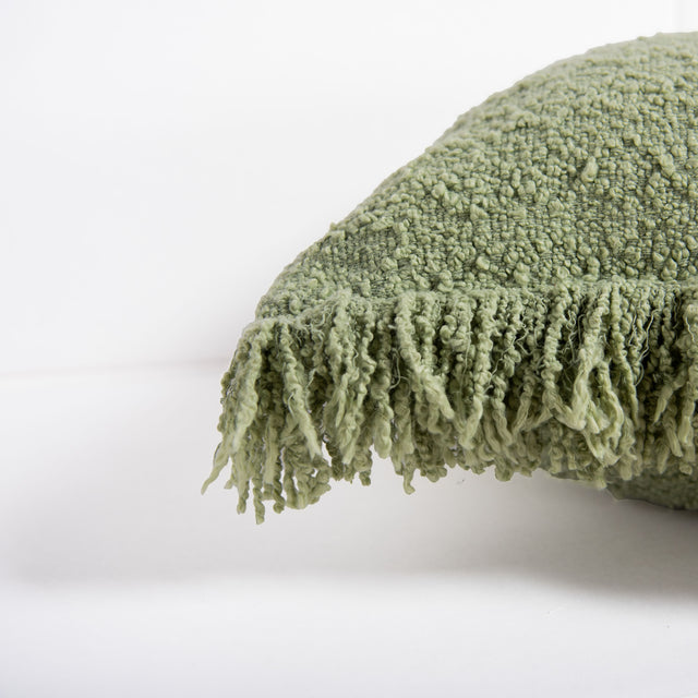 GREEN SOLID MODERN CRAFT PILLOW