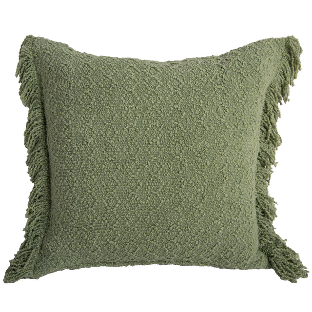 GREEN SOLID MODERN CRAFT PILLOW