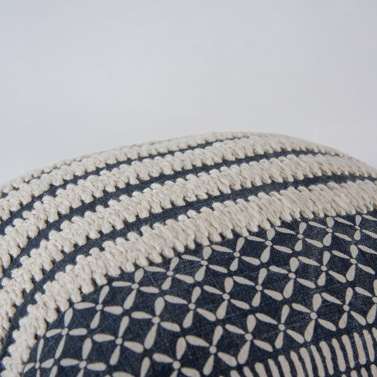 BLUE STRIPE MODERN CRAFT PILLOW