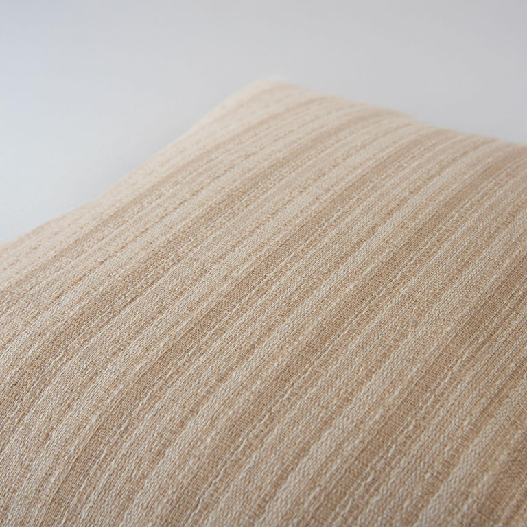 NATURAL  STRIPE MODERN INDUSTRIAL  PILLOW