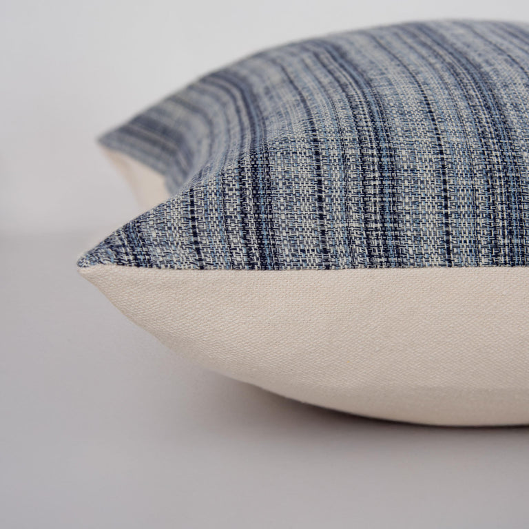 NATURAL  STRIPE MODERN INDUSTRIAL  PILLOW