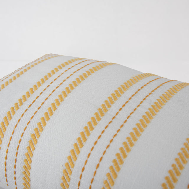 WHITE STRIPE MODERN CRAFT PILLOW