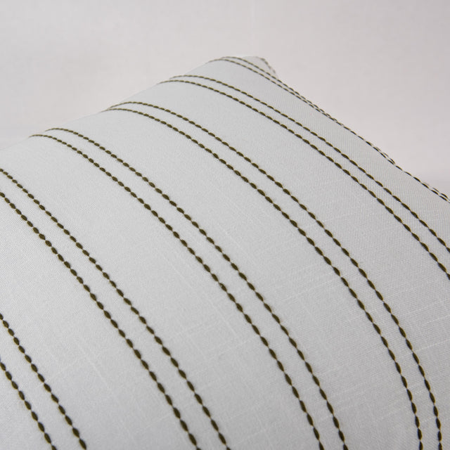 WHITE STRIPE MODERN INDUSTRIAL  PILLOW