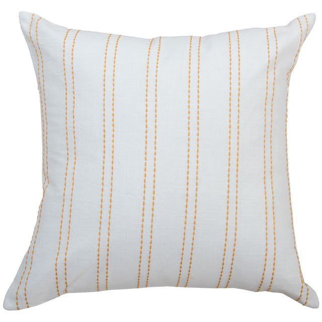 HOVMAND WHITE STRIPE MODERN INDUSTRIAL  THROW PILLOW