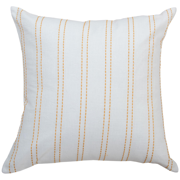 WHITE STRIPE MODERN INDUSTRIAL  PILLOW