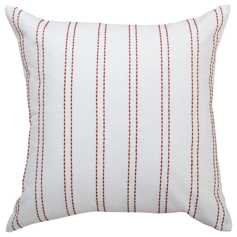 WHITE STRIPE MODERN INDUSTRIAL  PILLOW