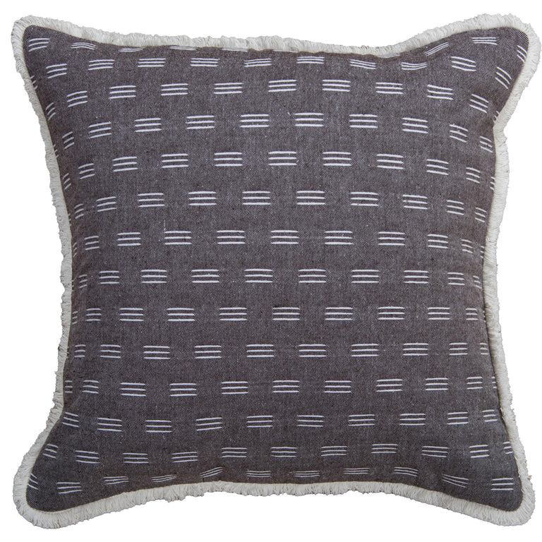 WHITE STRIPE MODERN INDUSTRIAL  PILLOW