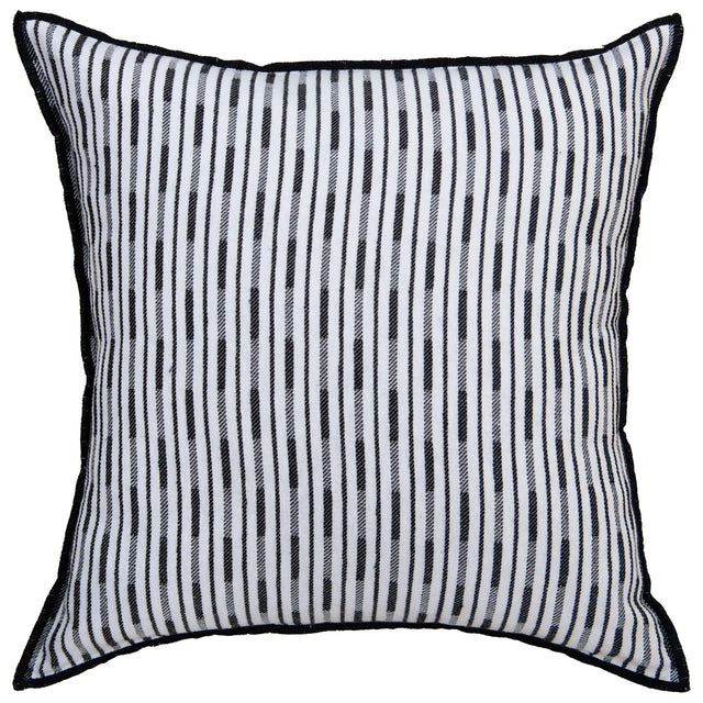 WHITE STRIPE COTTAGE PILLOW