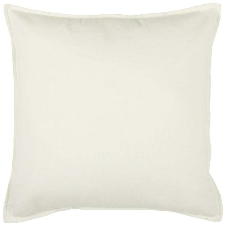 WHITE  SOLID URBAN FARMHOUSE PILLOW