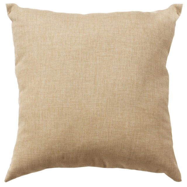 HOLME NATURAL  SOLID THROW PILLOW