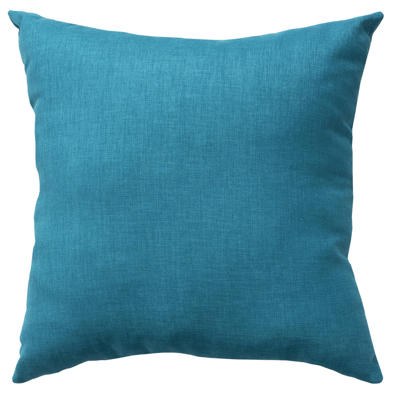 KARA TEAL SOLID THROW PILLOW