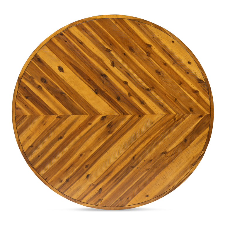 PARQ OVAL DINING TABLE AMBER