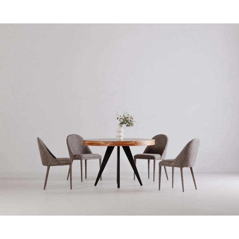 PARQ OVAL DINING TABLE AMBER