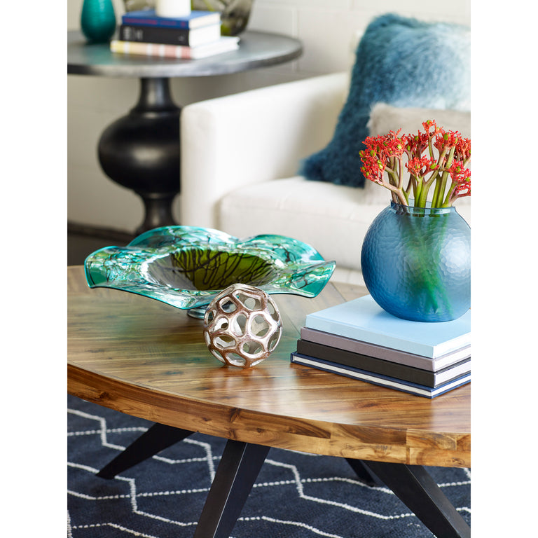 PARQ OVAL COFFEE TABLE AMBER