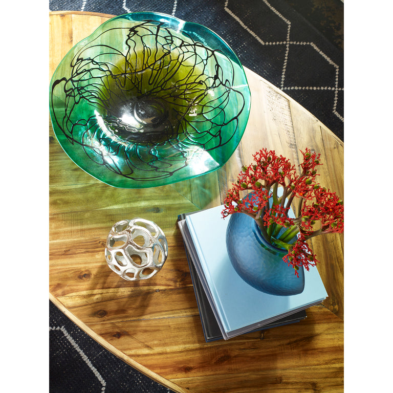 PARQ OVAL COFFEE TABLE AMBER