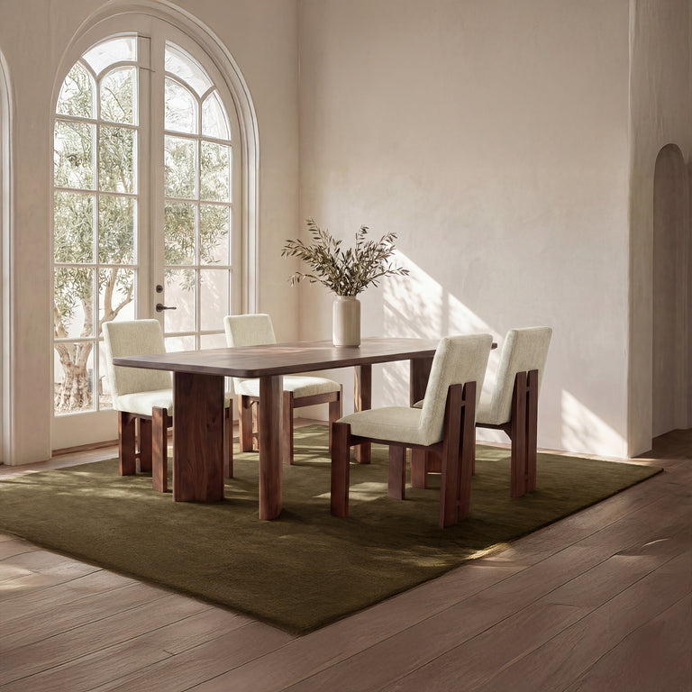 MIA DINING CHAIR BEIGE-SET OF TWO