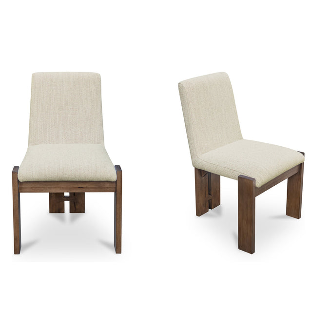 MIA DINING CHAIR BEIGE-SET OF TWO