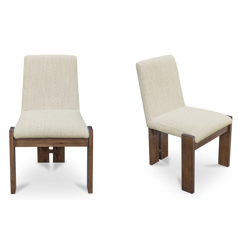 MIA DINING CHAIR BEIGE-SET OF TWO