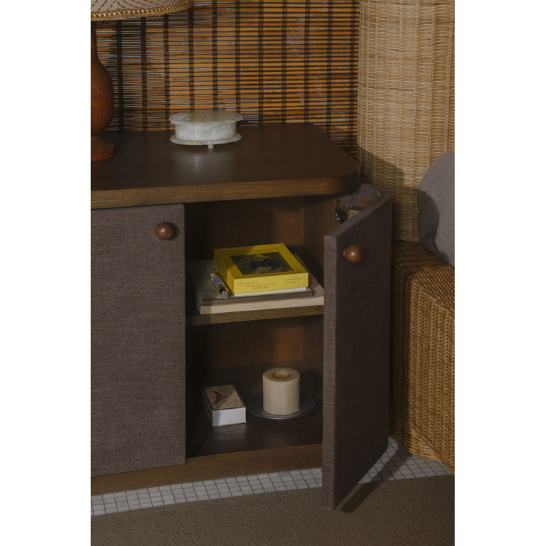 SIMONE NIGHTSTAND BROWN