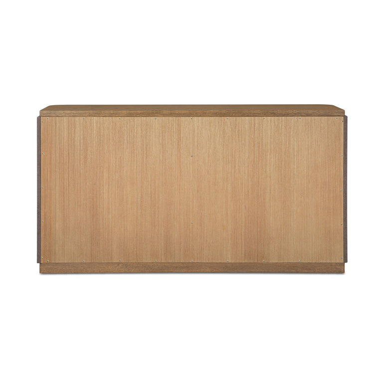 SIMONE 6 DRAWER DRESSER BROWN