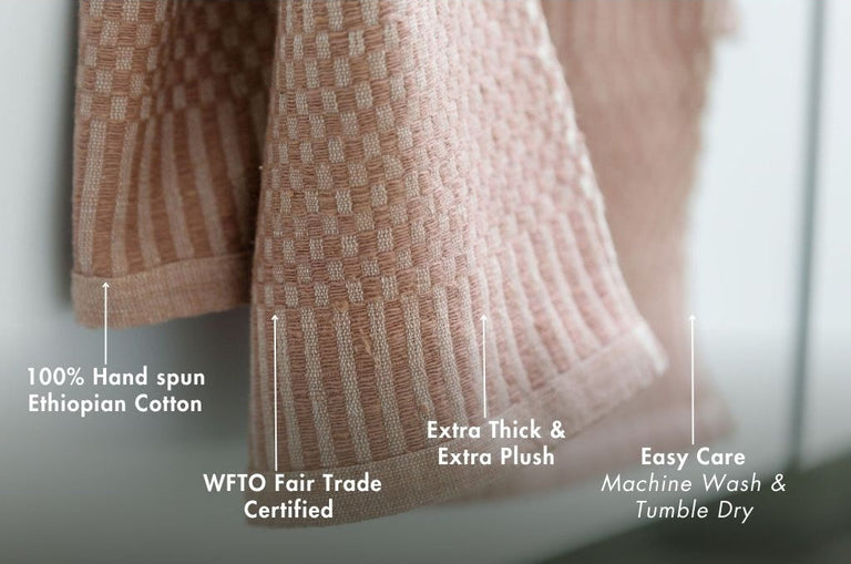TANA HANDWOVEN ETHIOPIAN COTTON HAND TOWEL | BATH