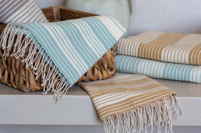 TEKA HANDWOVEN ETHIOPIAN COTTON HAND TOWEL | BATH
