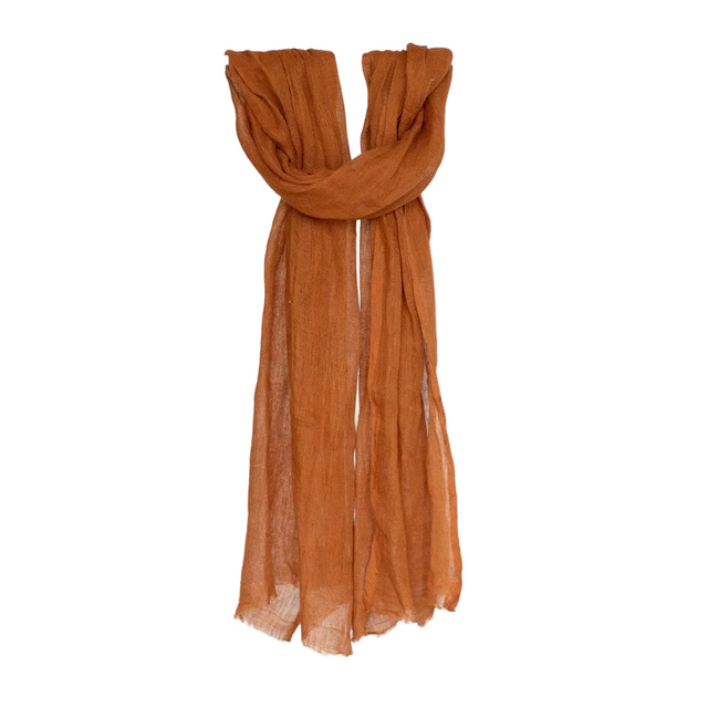 TELBA PURE LINEN HANDWOVEN SHAWL | APPAREL