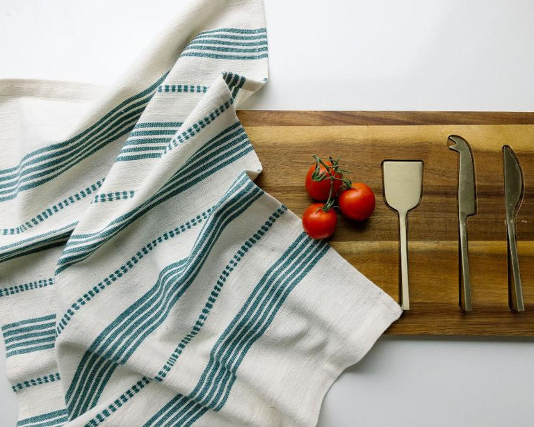 TERRARA HANDWOVEN ETHIOPIAN COTTON TEA TOWEL | KITCHEN