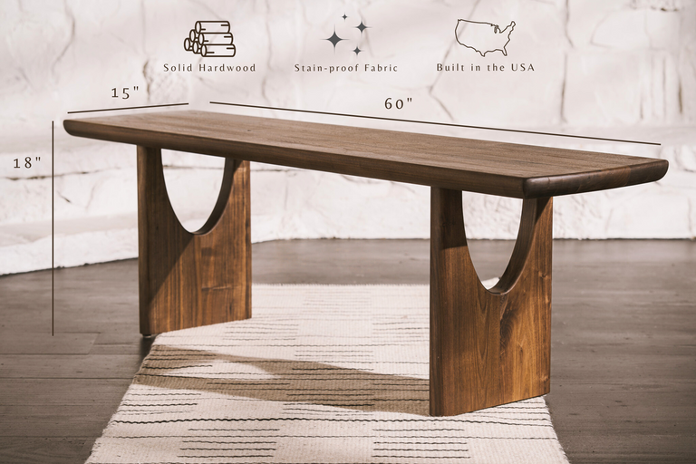 Arch Bench by the Iron Roots Designs | Local SF Artisan Craft | SEATING