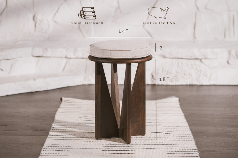 Ona Stool / Drink Table by the Iron Roots Designs | Local San Francisco Artisan Craft | TABLE