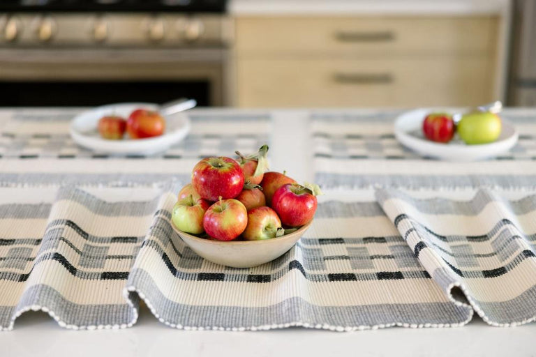 GONDER HANDWOVEN ETHIOPIAN COTTON PLACEMAT | SET OF 2 | ENTERTAINING
