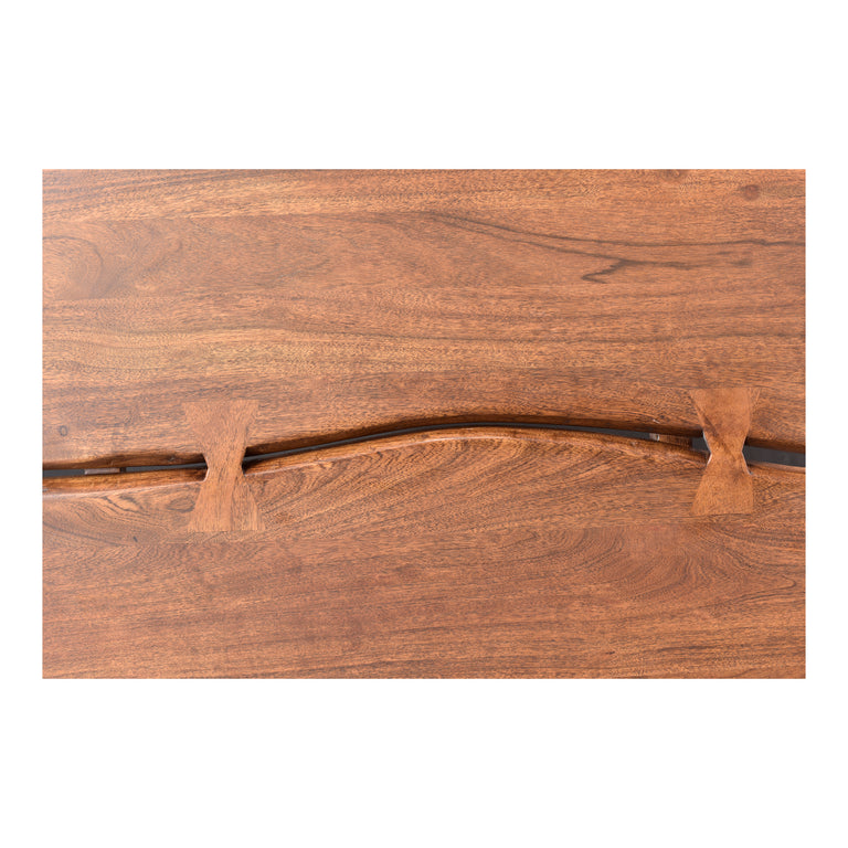 MADAGASCAR KING PLATFORM BED BROWN