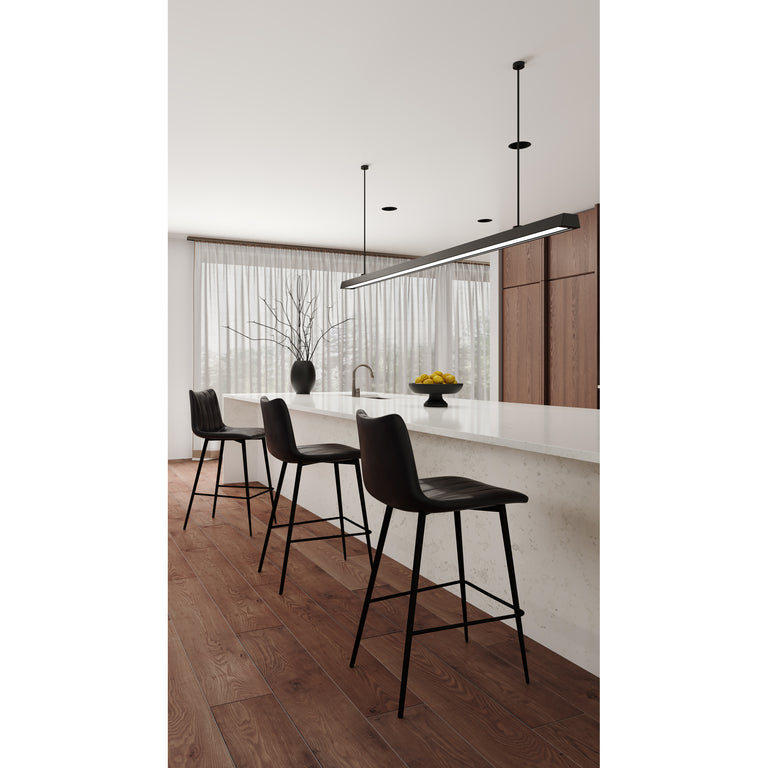 ALIBI COUNTER STOOL BROWN - SET OF TWO