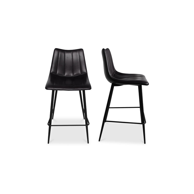 ALIBI COUNTER STOOL BROWN - SET OF TWO