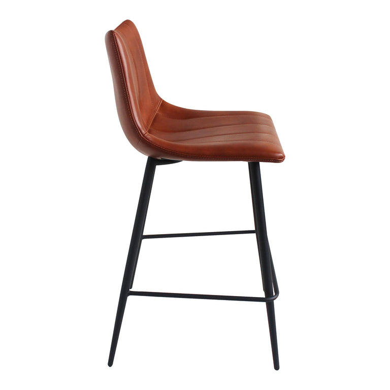ALIBI COUNTER STOOL BROWN - SET OF TWO
