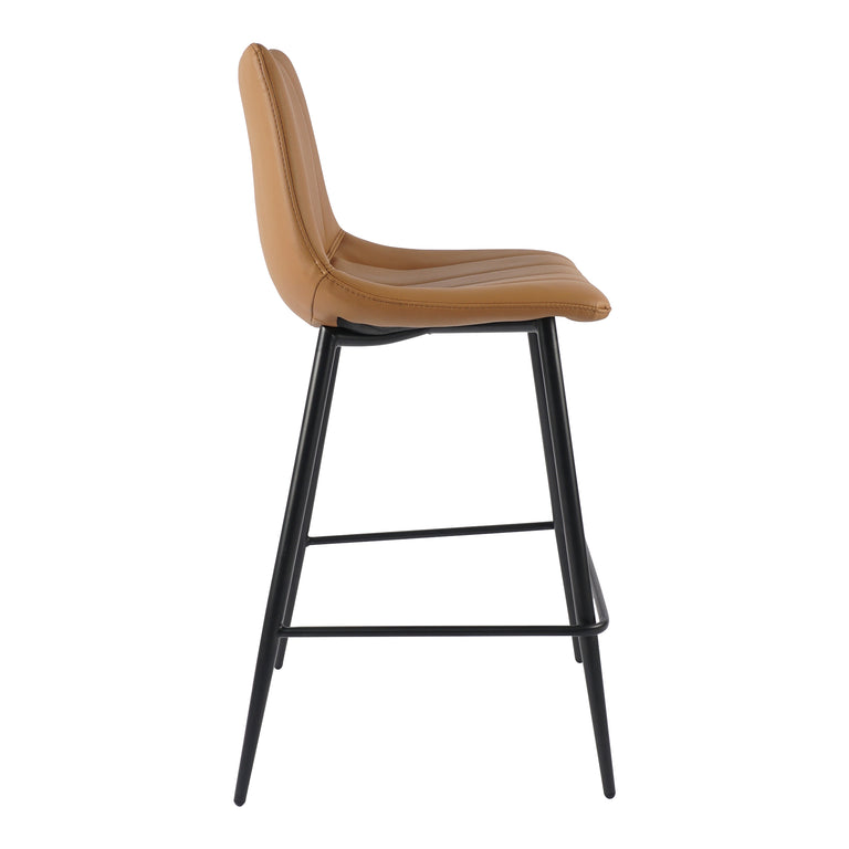 ALIBI COUNTER STOOL BROWN - SET OF TWO
