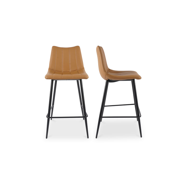 ALIBI COUNTER STOOL BROWN - SET OF TWO