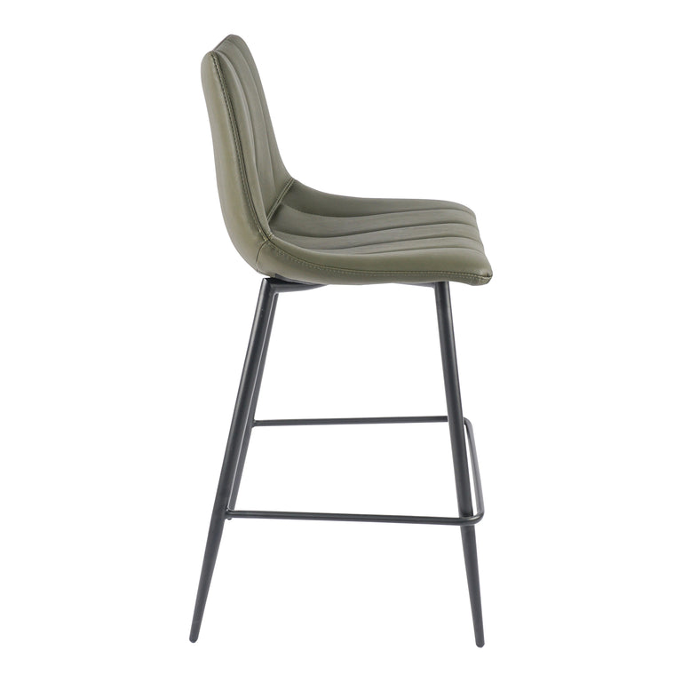 ALIBI COUNTER STOOL BROWN - SET OF TWO