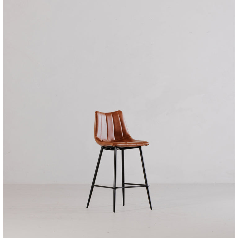 ALIBI BAR STOOL BROWN - SET OF TWO