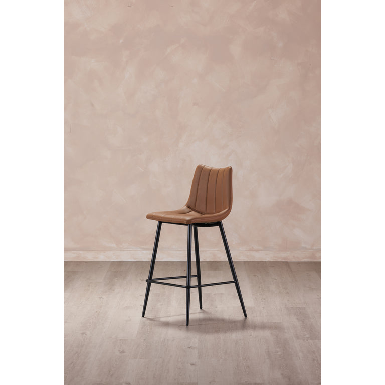 ALIBI BAR STOOL BROWN - SET OF TWO