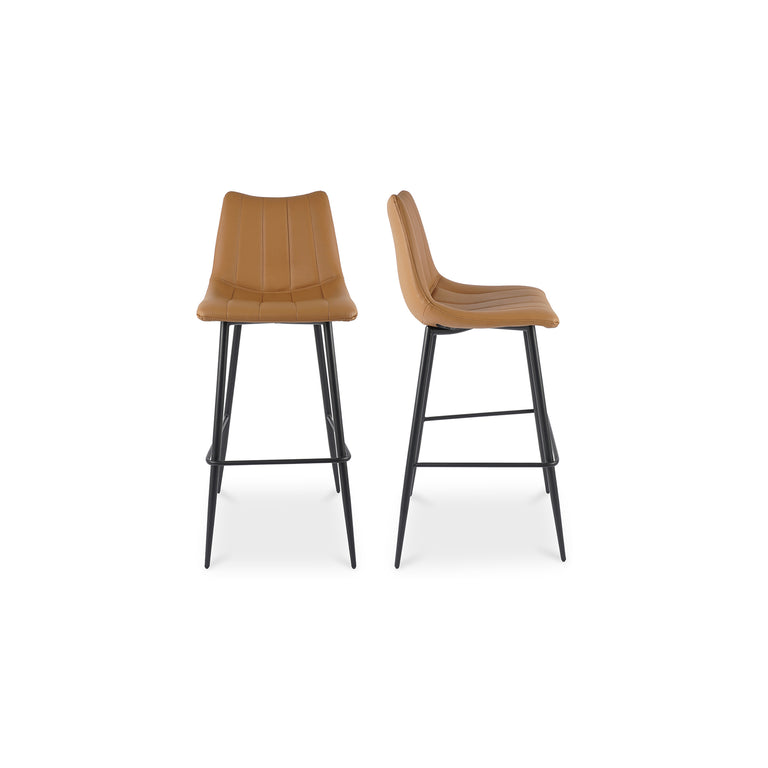 ALIBI BAR STOOL BROWN - SET OF TWO